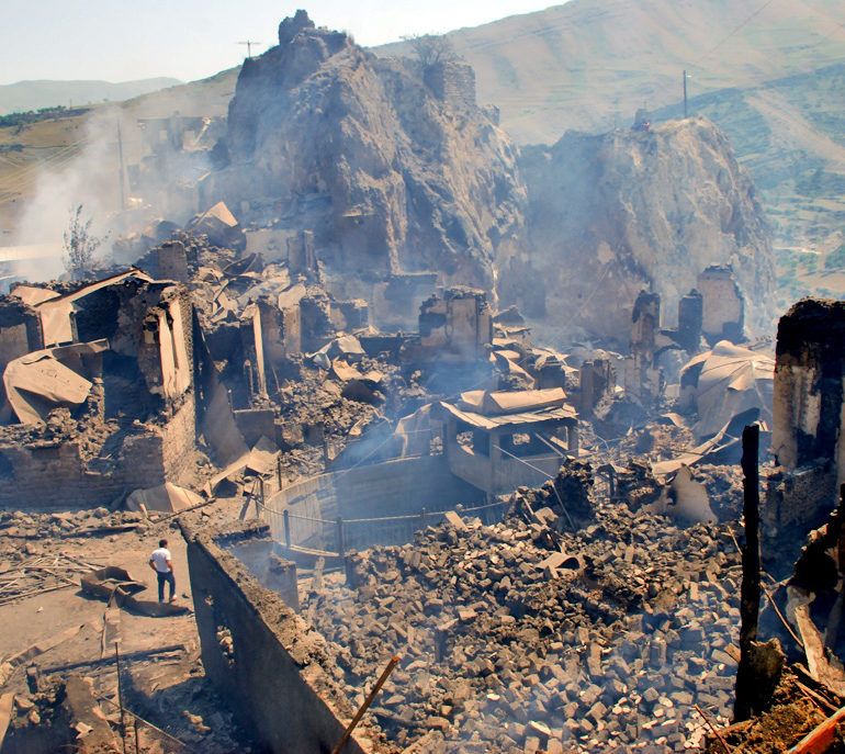 Фото Пожар в селе