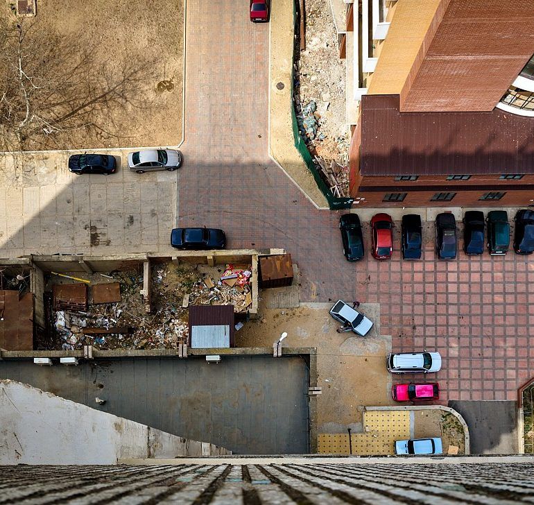 Фото Махачкала с высоты гостиницы «Ленинград»