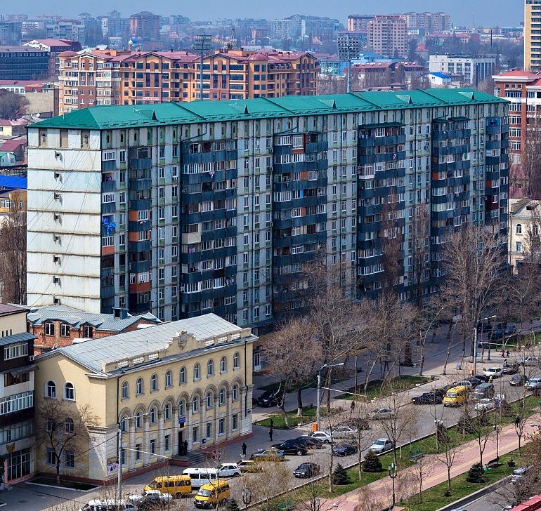 Фото Махачкала с высоты гостиницы «Ленинград»
