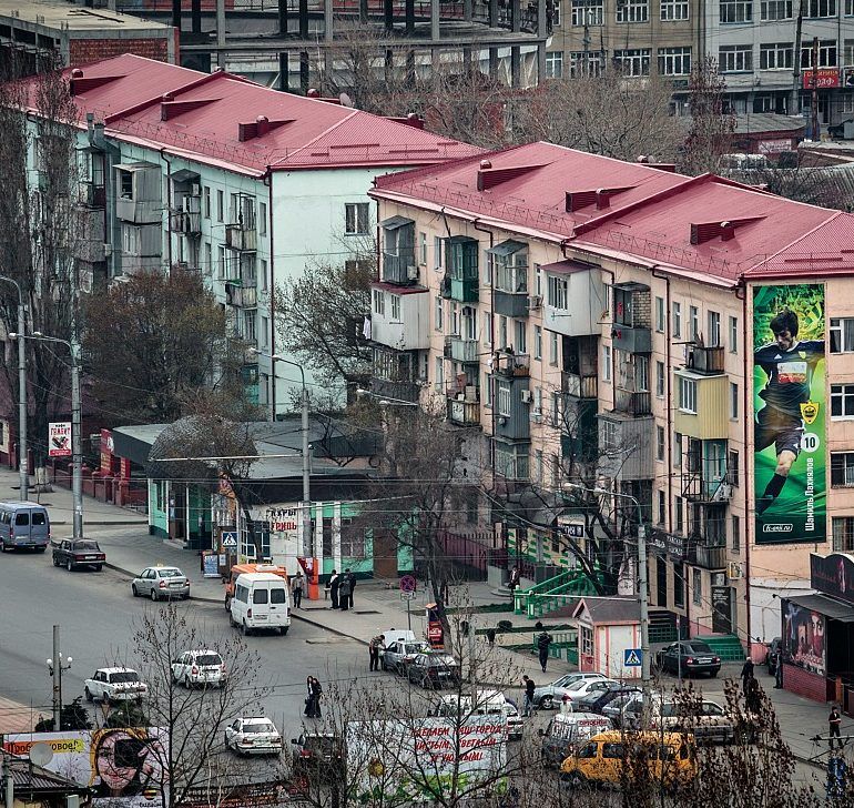 Фото Махачкала с высоты гостиницы «Ленинград»