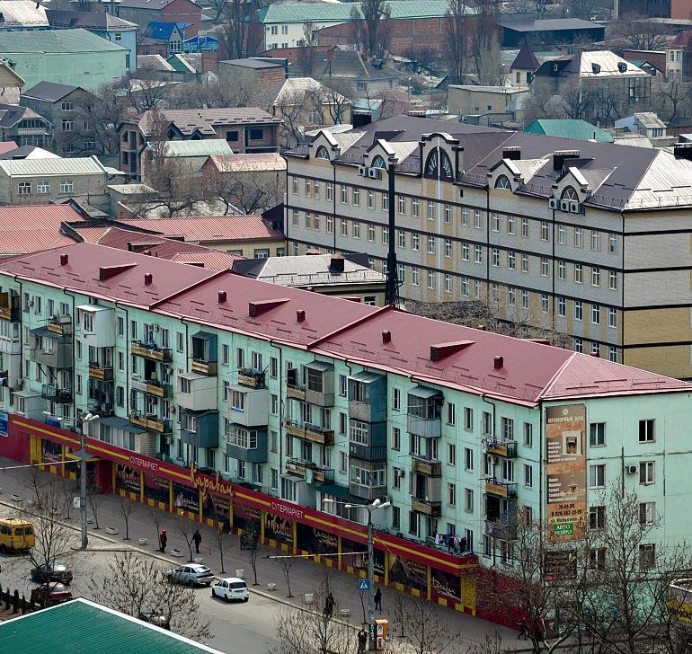 Фото Махачкала с высоты гостиницы «Ленинград»
