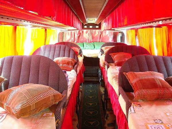 Автобус Махачкала - Москва со спальными местами / Фото из России