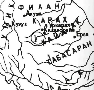 Карта истории VI-X вв.